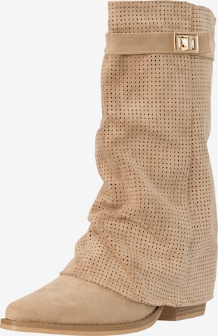 Salinyang Støvler i beige: forside