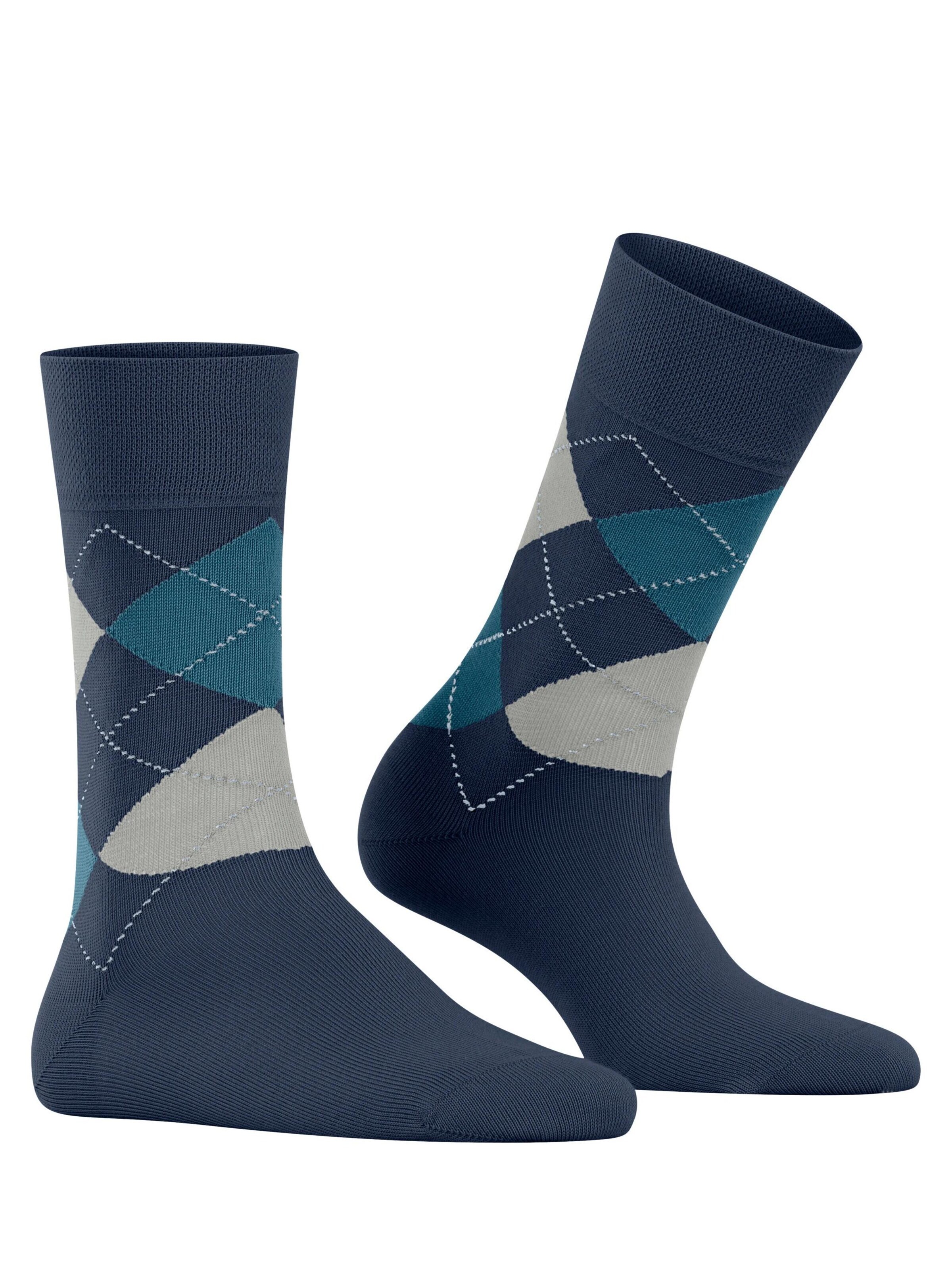 FALKE Socken 'Sensitive Argyle'‌‌‌‌‌ in Blau