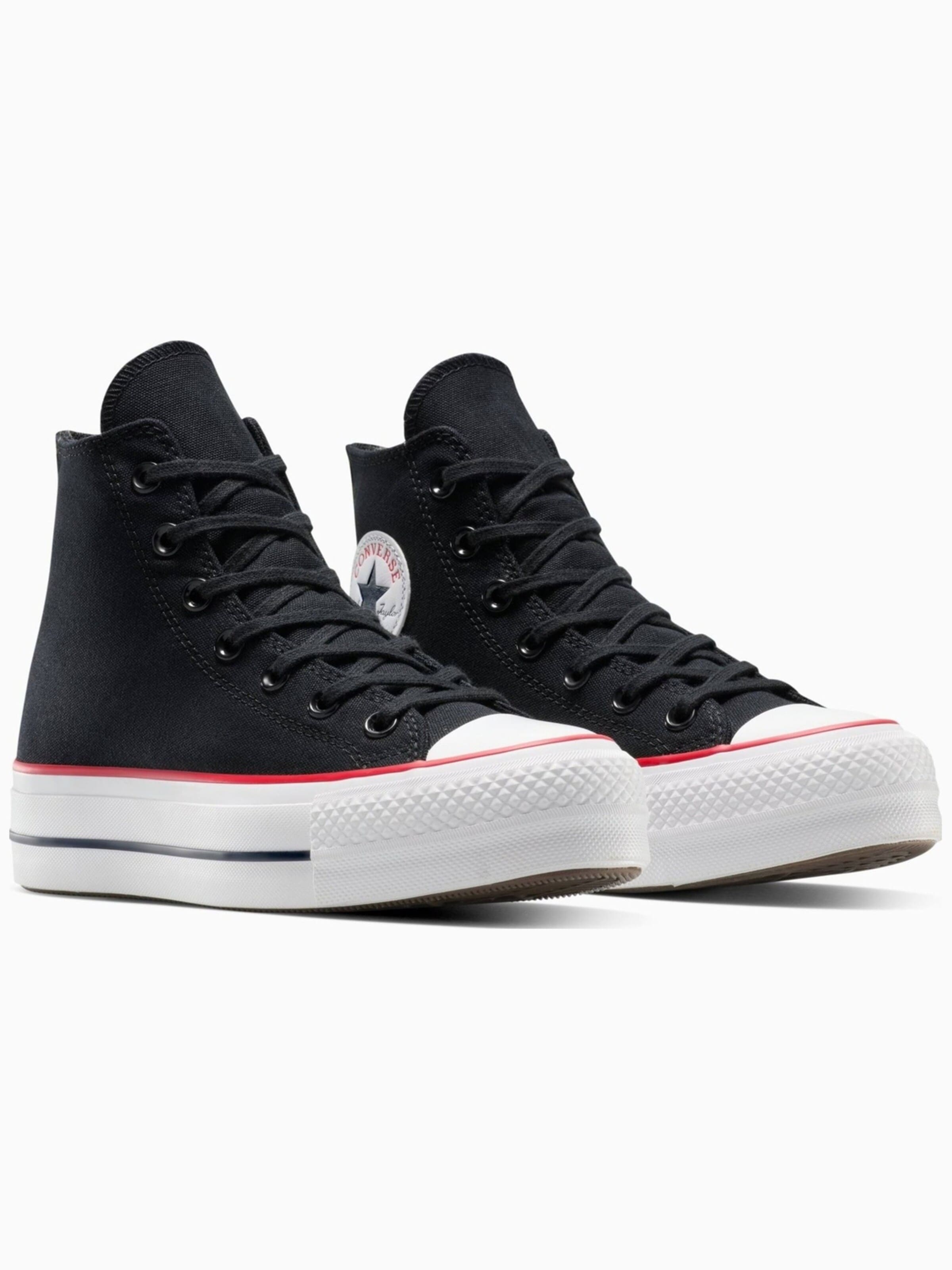 CONVERSE - Zapatillas deportivas altas 'Converse Chuck Taylor All Star Lift Platform Leopard' en negro