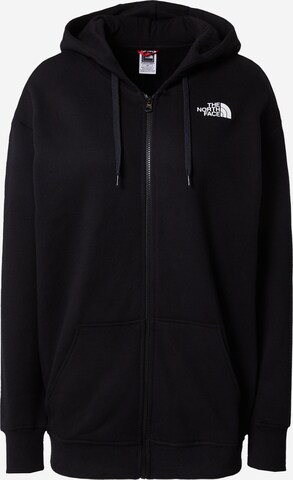 THE NORTH FACE Sweatjacke 'Open Gate' in Schwarz: predná strana