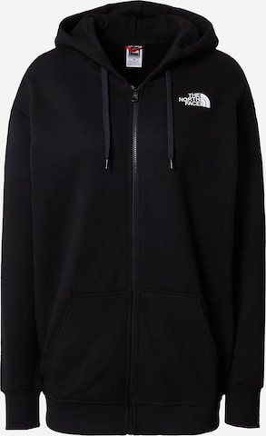 THE NORTH FACE - Sudadera con cremallera 'Open Gate' en negro: frente