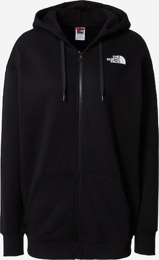 THE NORTH FACE Veste de survêtement 'Open Gate' en noir / blanc, Vue avec produit