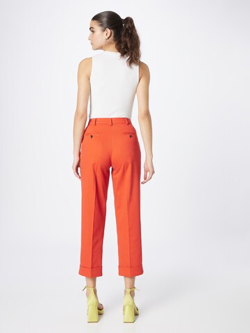 Sisley Normální Kalhoty s puky – červená