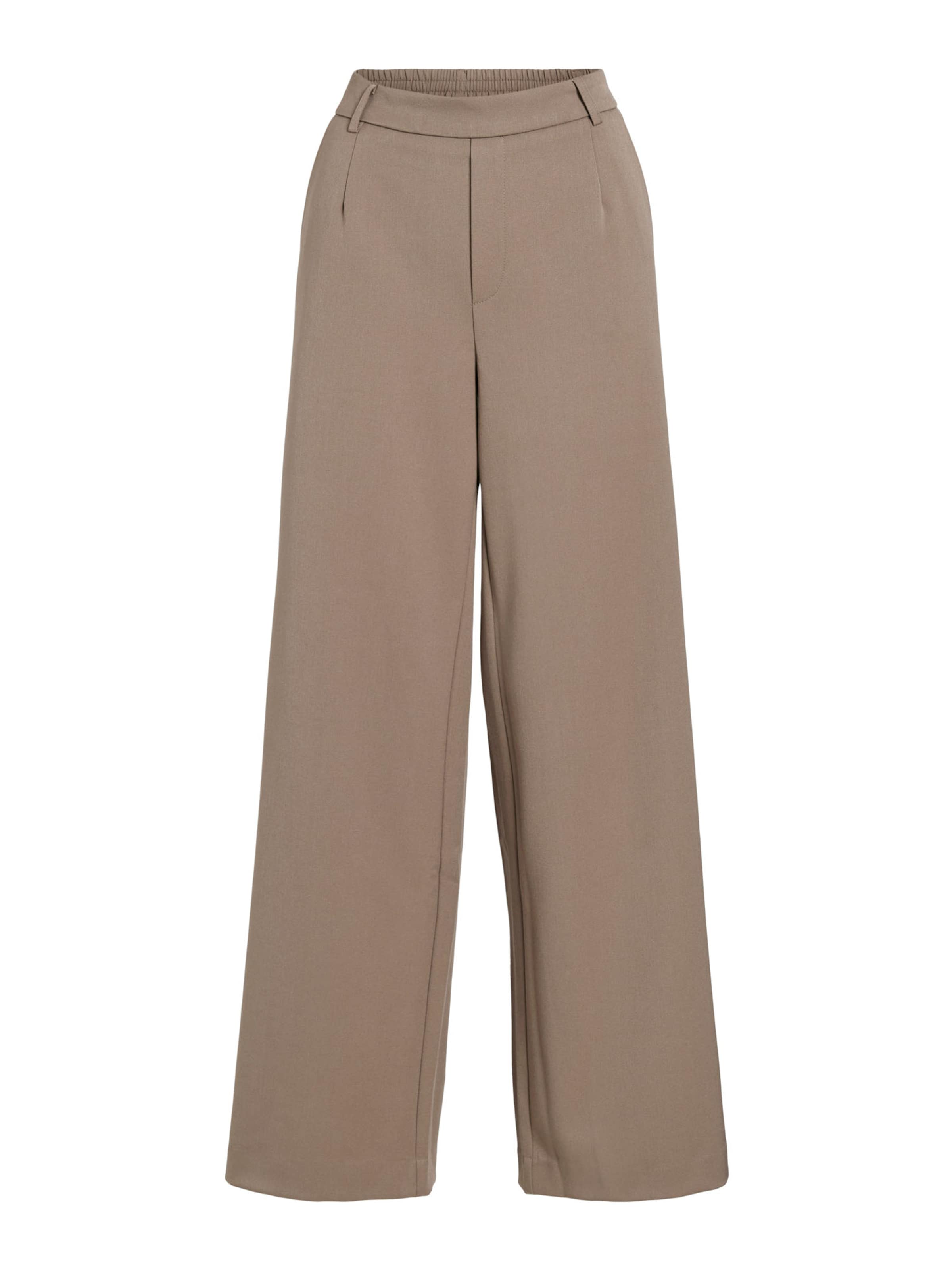 VILA Широкий Штаны 'VIVarone' в Коричневый: спереди