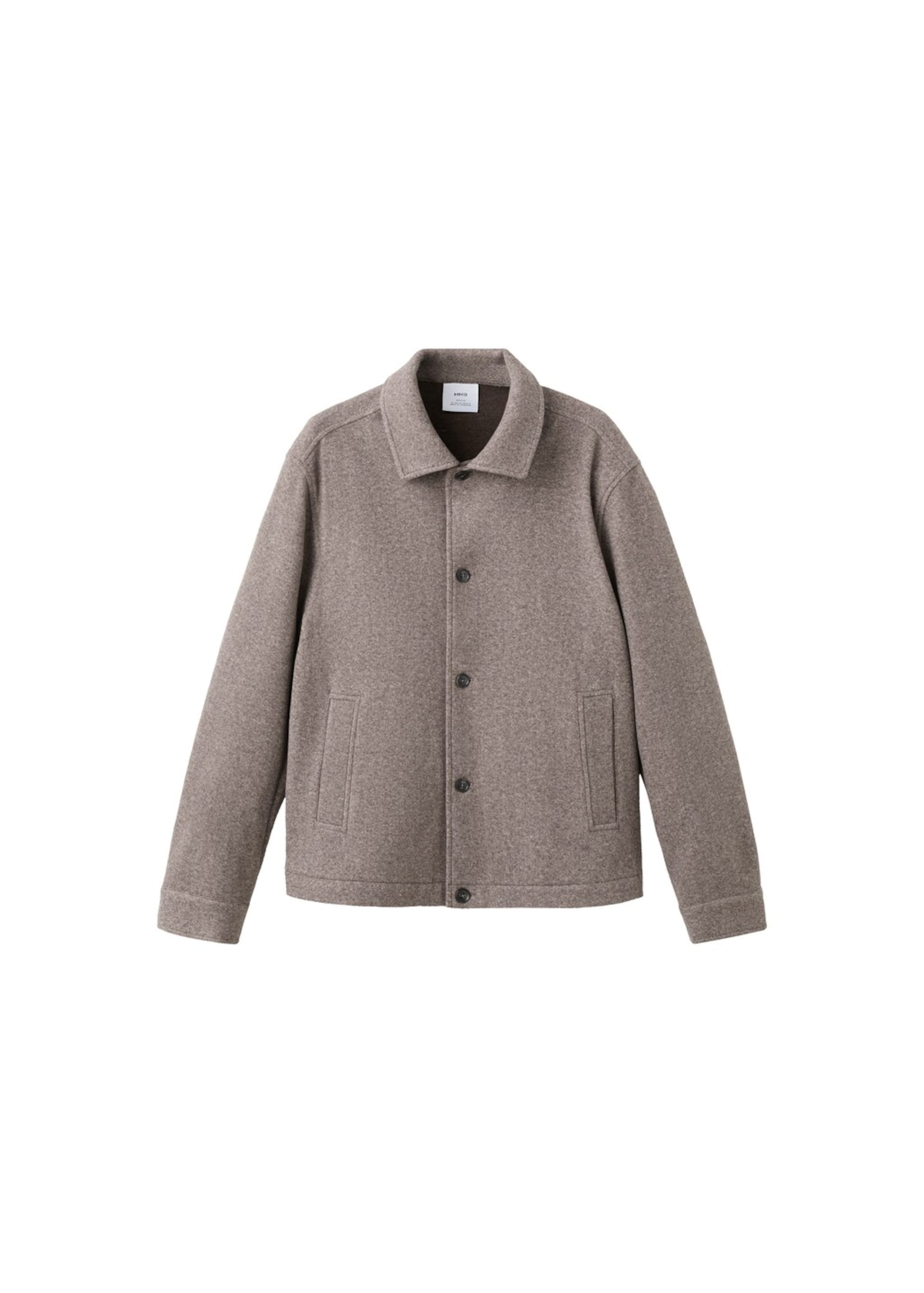 MANGO MAN Jacke 'Aneto' in Braun: Vorderseite