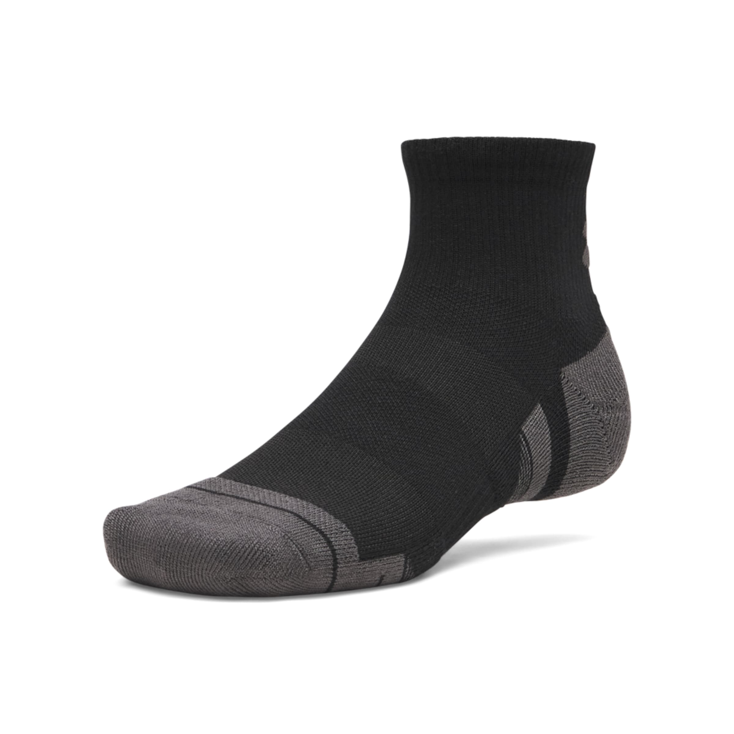 UNDER ARMOUR Athletic Socks in Black