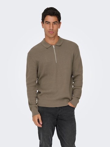 Only & Sons Pullover 'ONSPhil' i beige: forside