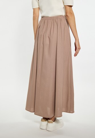 usha WHITE LABEL - Falda en beige