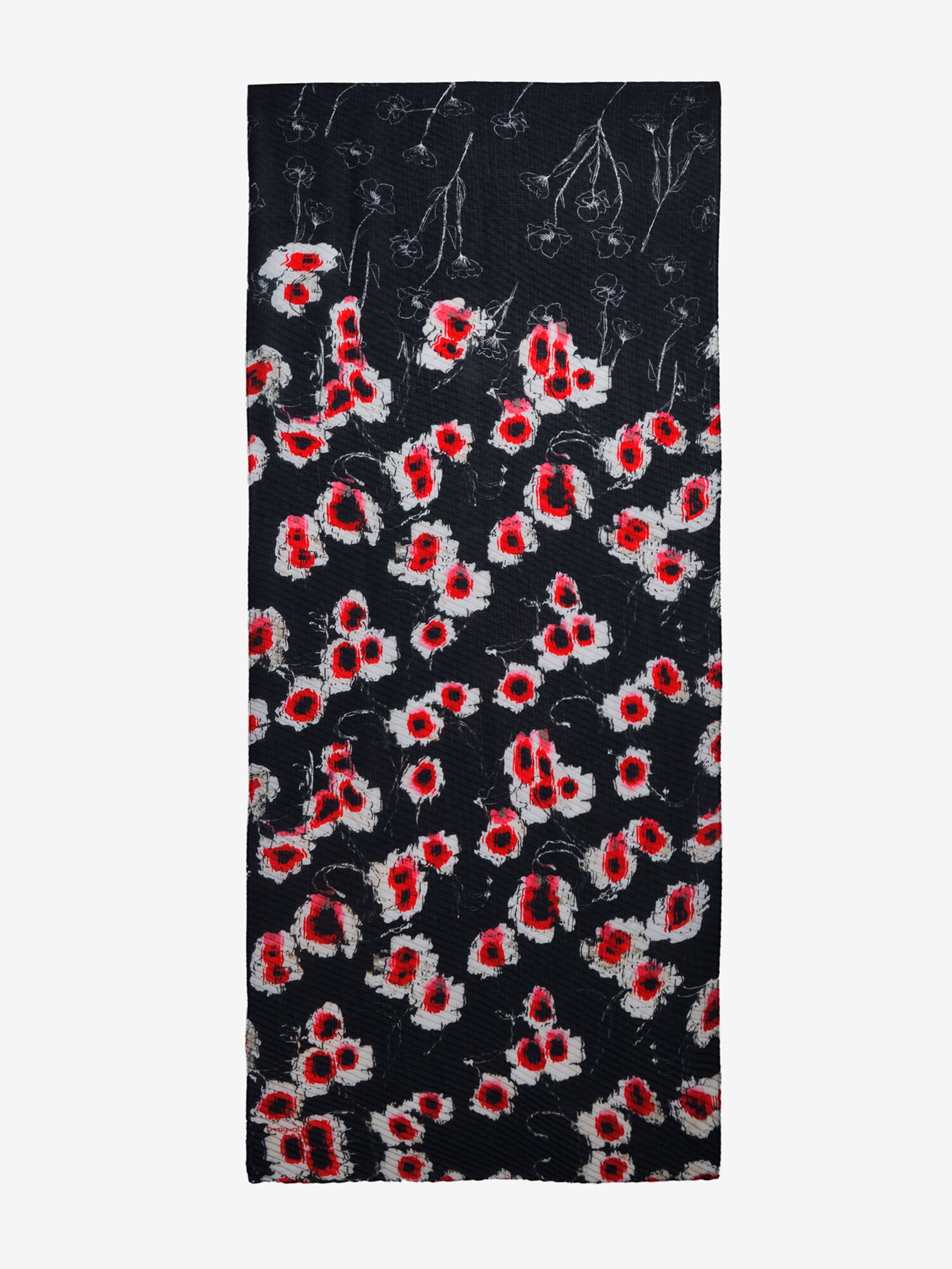 Écharpe Desigual en noir