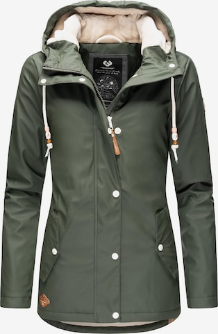 Ragwear Performance Jacket 'Marge' in Green: front