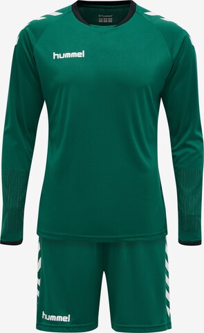 Hummel Tracksuit in Green: front