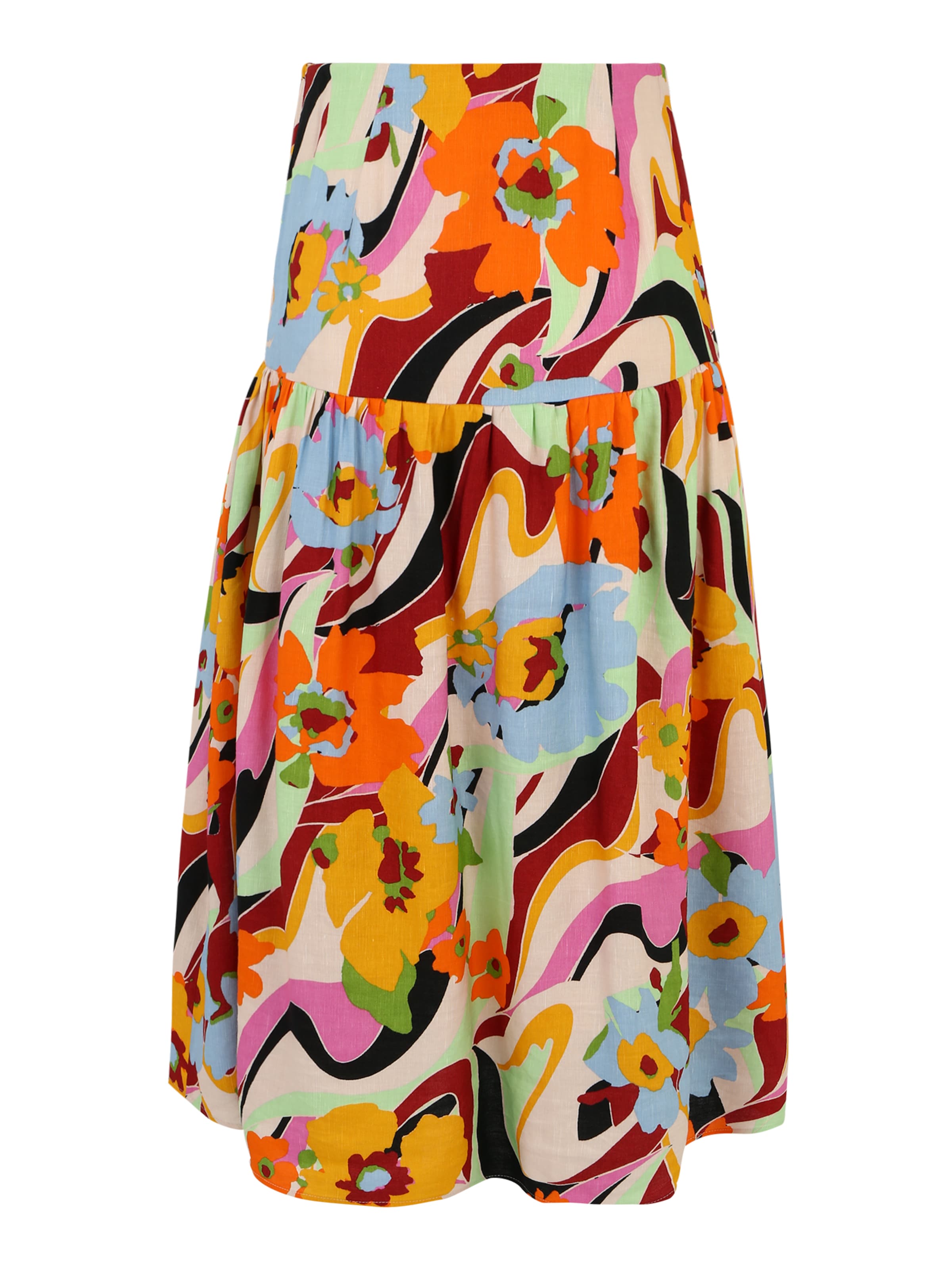 Oasis Petite Skirt in Mixed colours