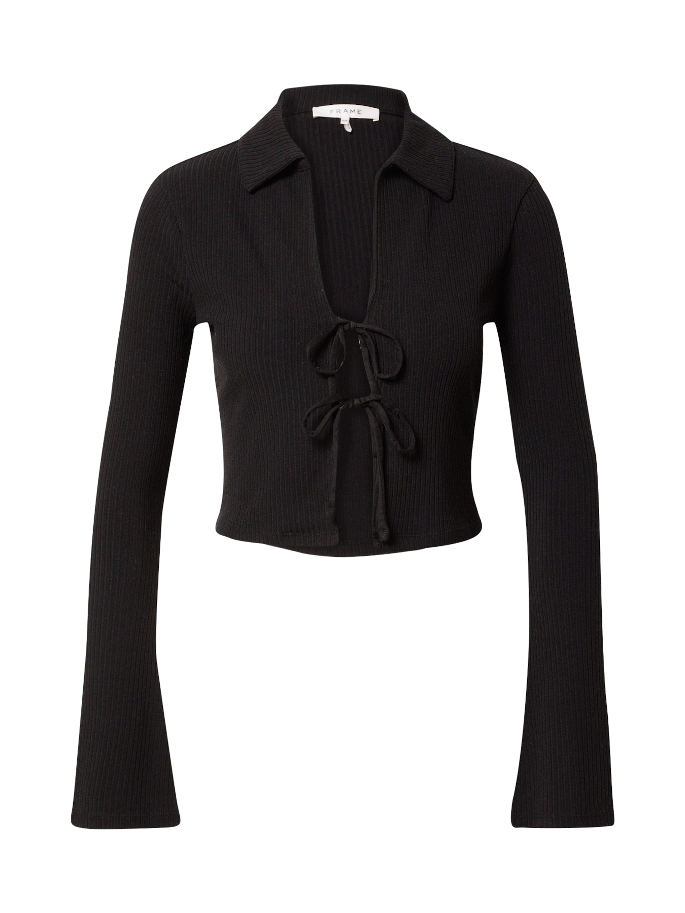 FRAME Μπλουζάκι σε μαύρο: μπροστά
