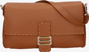 Sac bandoulière Gave Lux en marron : devant