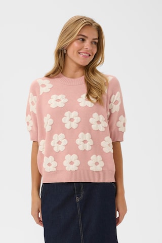 CULTURE Trui 'CUNiva Charla' in Roze: voorkant