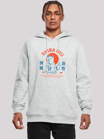 F4NT4STIC Sweatshirt 'Japanischer Shiba Inu Hund' in Grijs: voorkant