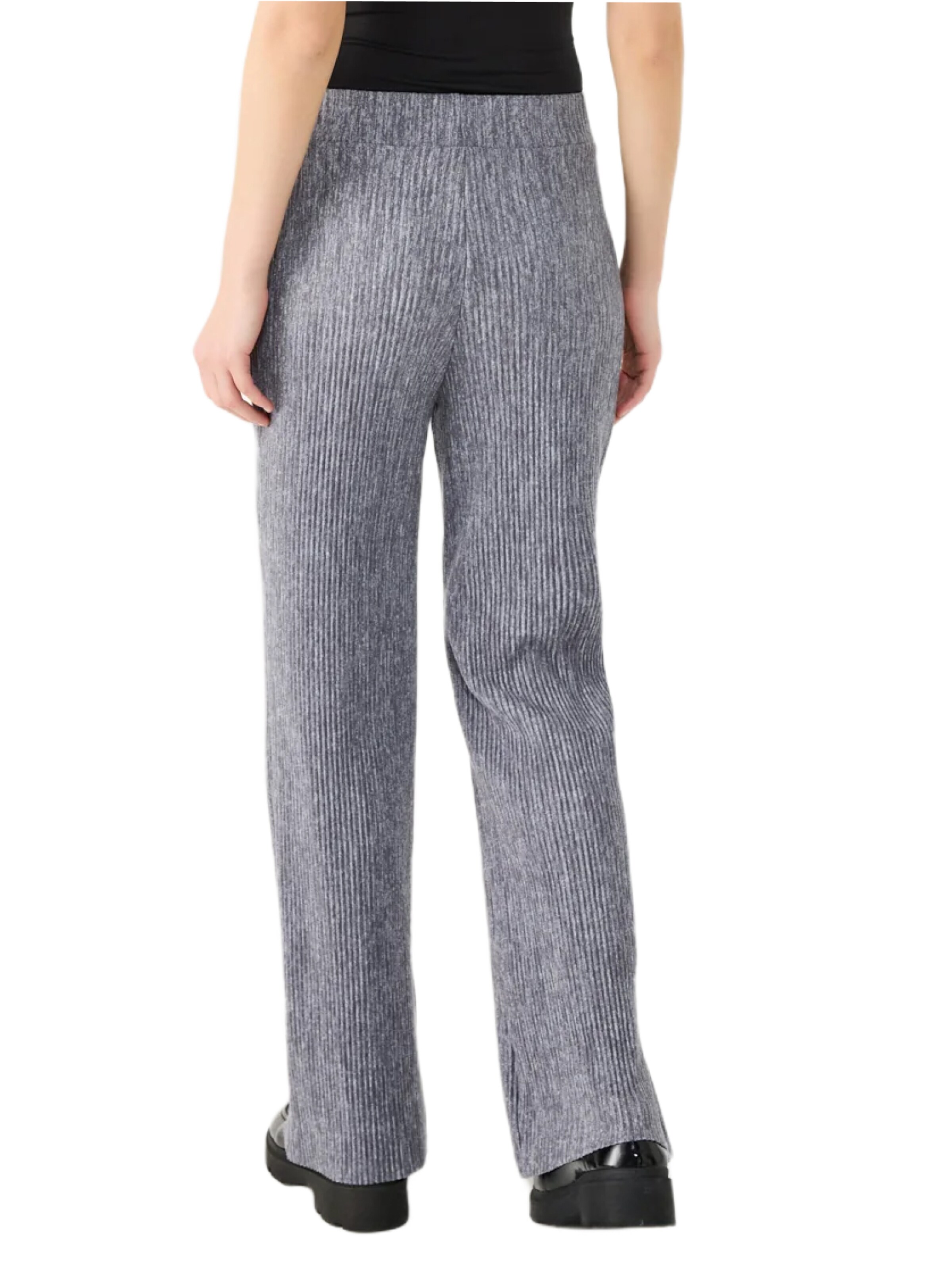 No Matter What Wide Leg Hose in Grau