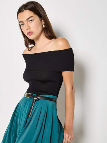 Haut ' ' Apricot en noir