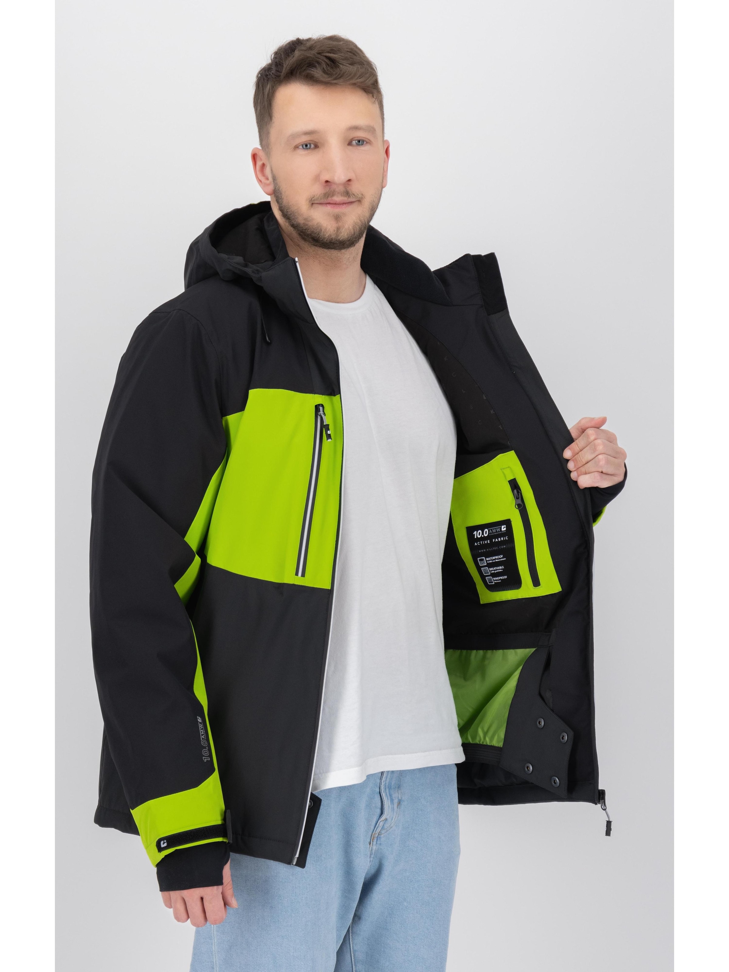 KILLTEC Winterjas 'KSW 465' in Groen