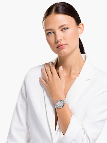 Swarovski Analogové hodinky – stříbrná