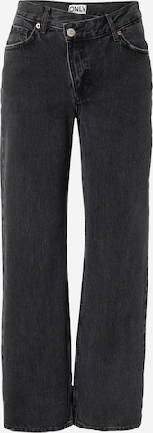 ONLY Wide Leg Jeans 'RIGA' in Schwarz: predná strana