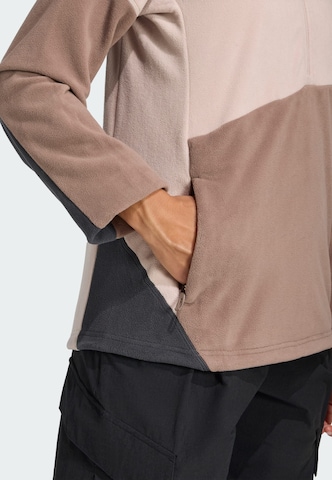 Felpa sportiva di ADIDAS TERREX in marrone