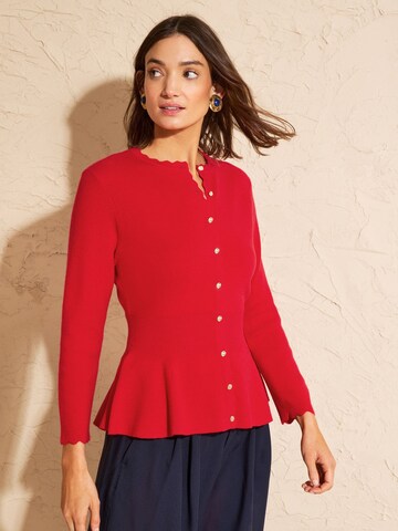 love & roses Knit cardigan in Red