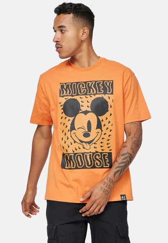 Recovered Shirt 'Disney Trippy Mickey Mouse' in Orange: front