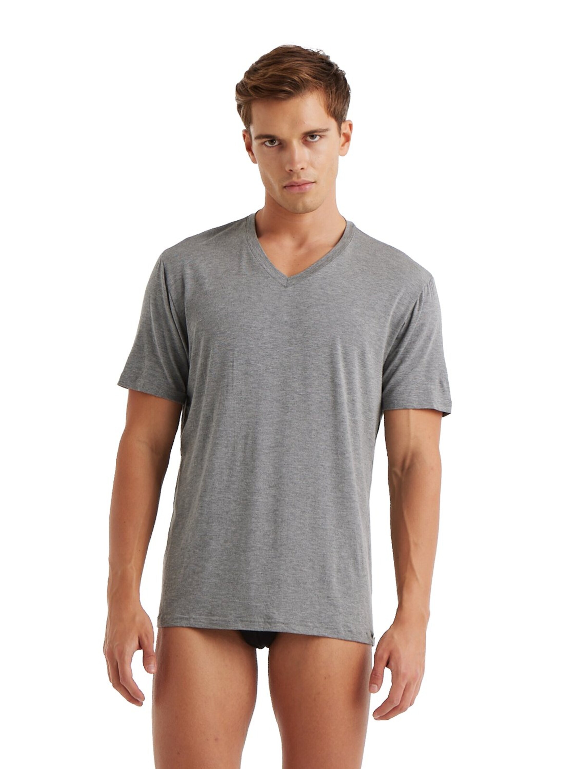 T-Shirt Blackspade en gris : devant