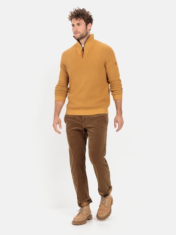 CAMEL ACTIVE Loosefit Relaxed Fit Cord Chino mit Thermo im Futter in Braun