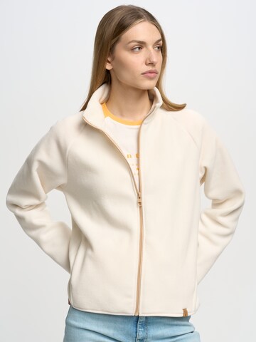 BIG STAR Fleece jas ' SHERLEY ' in Beige: voorkant