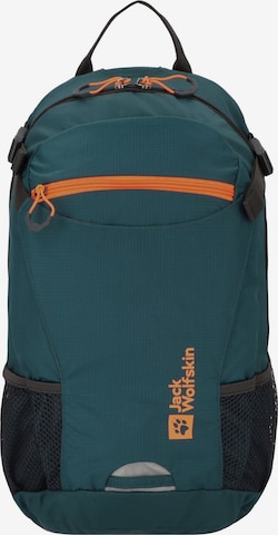 JACK WOLFSKIN Sports Backpack 'Velocity 12' in Green: front