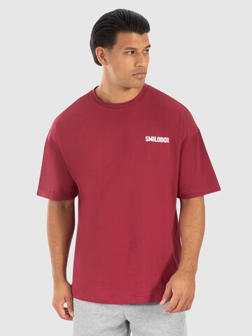 T-Shirt ' Cyris ' Smilodox en rouge : devant