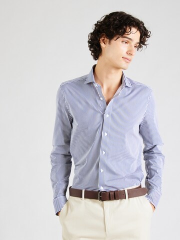OLYMP Regular fit Business shirt in Blue: front