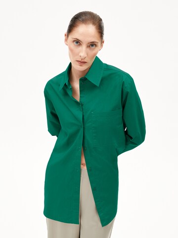 ARMEDANGELS Blouse in Green: front