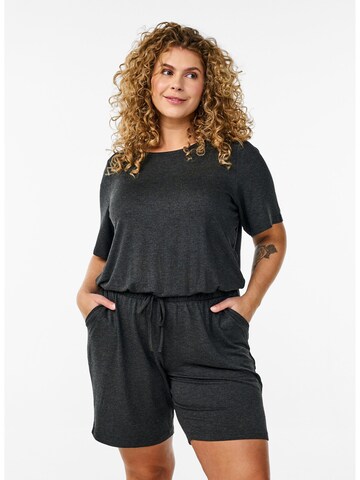 Zizzi Jumpsuit in Grey: front
