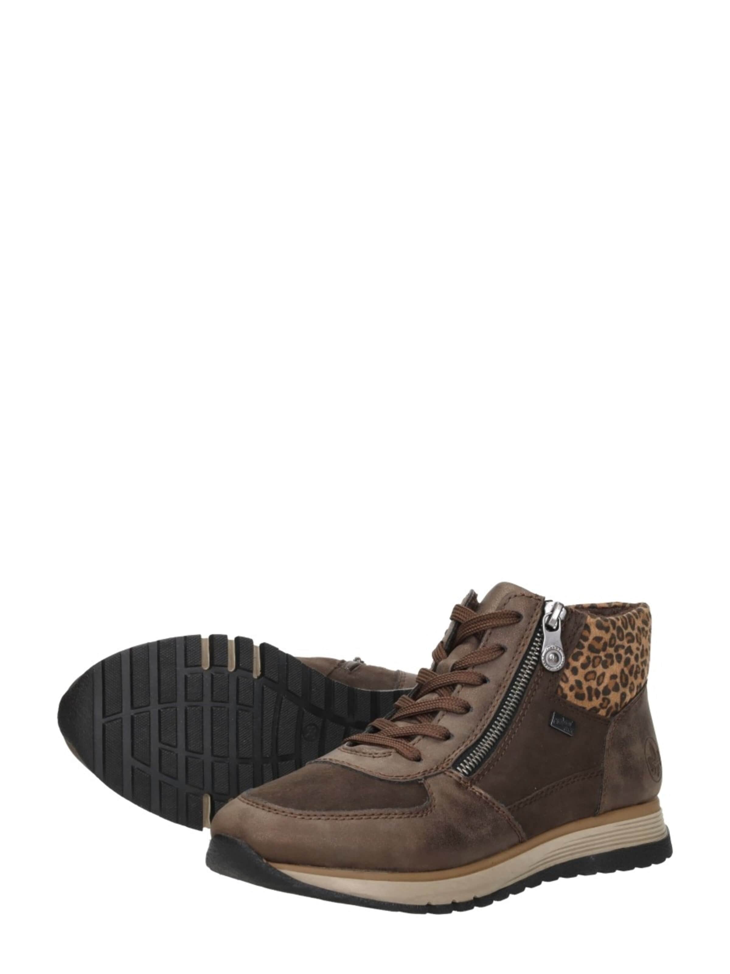 Chaussure à lacets 'Veterschoenen Hoog' Rieker en marron
