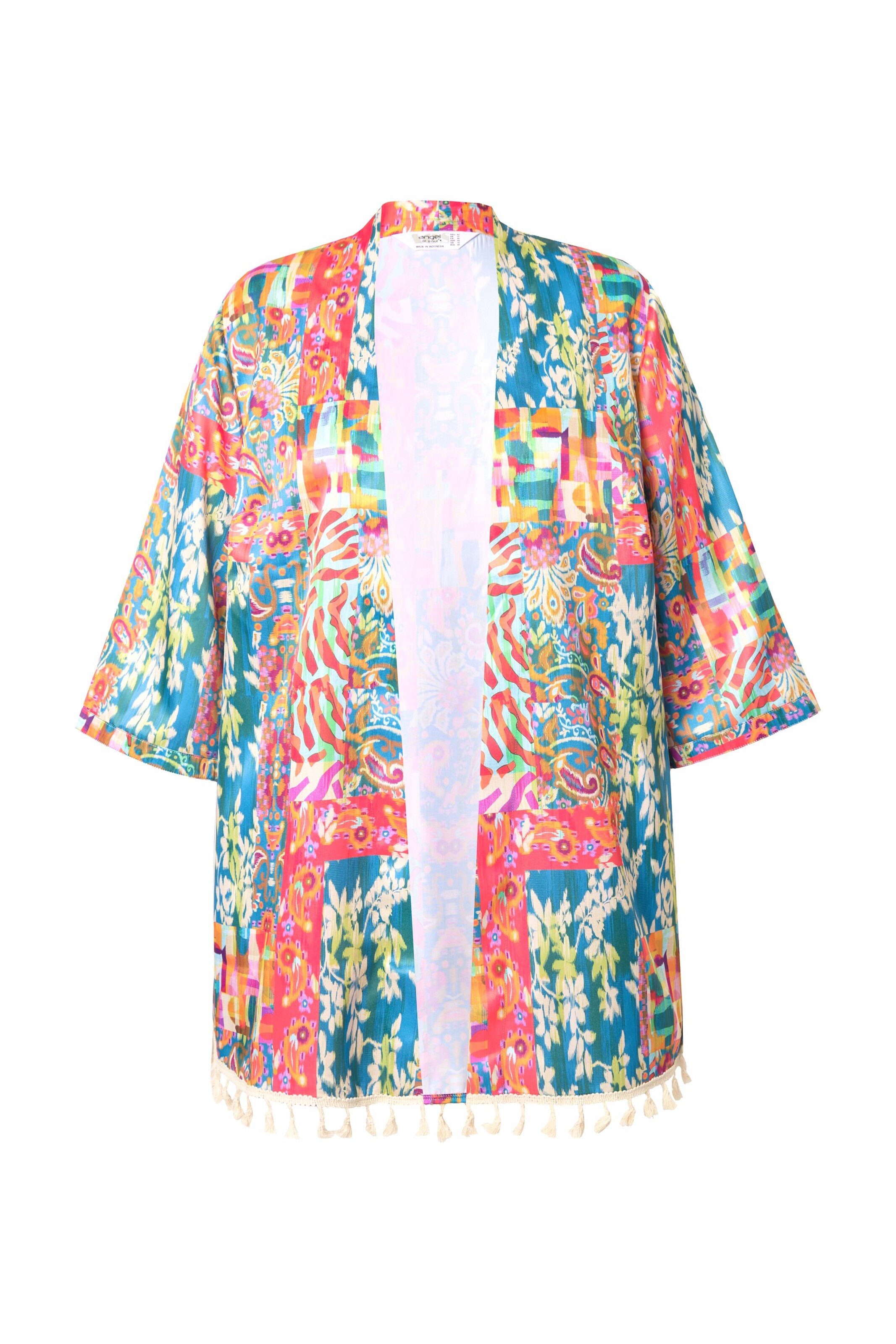 Angel of Style Kimono in Mischfarben: Vorderseite