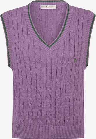 DENIM CULTURE - Pullover 'Ludano2' em roxo: frente