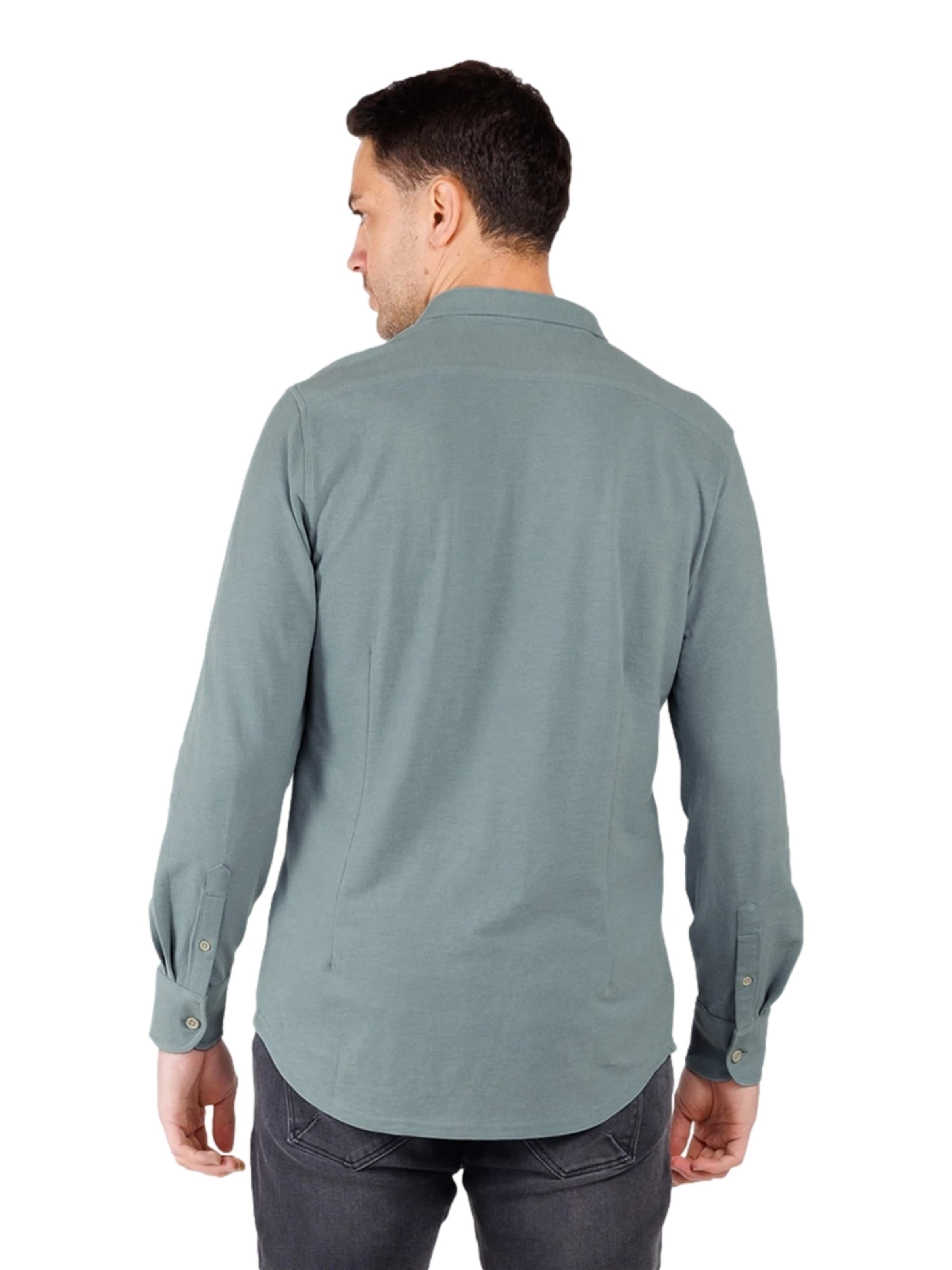 Key Largo Regular fit Overhemd 'Denmark' in Blauw