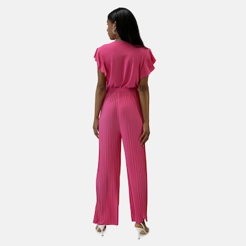 Tuta jumpsuit di Elara in rosa