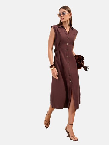 Robe-chemise Friends Like These en rouge : devant