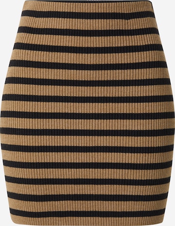 EDITED Skirt 'Andrina' in Brown: front