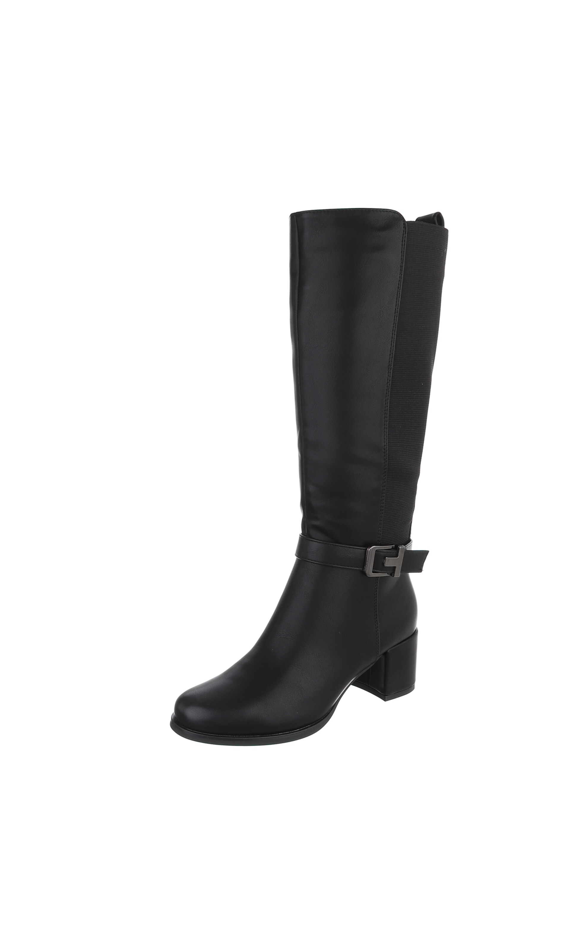 Ital-Design Boots in Black: front