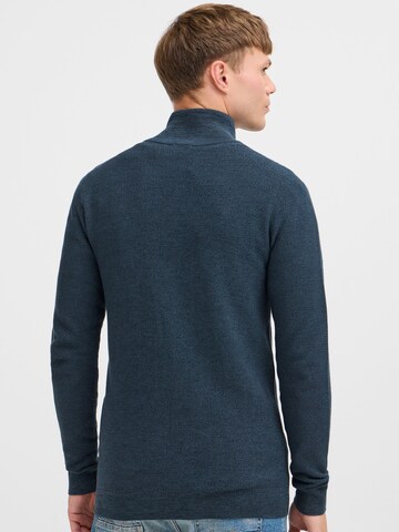 INDICODE JEANS Gebreid vest ' Jadan ' in Blauw