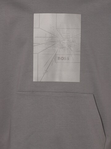 BOSS Sweatshirt ' Soody Mirror ' in Grau