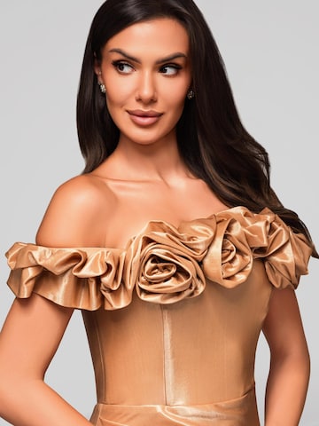 Ombre Abendkleid in Gold