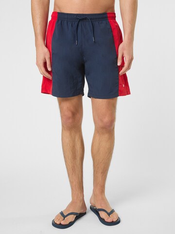 FILA Badeshorts 'TELLARO regular blocked beach shorts'‌‌‌‌ in Blau: Vorderseite