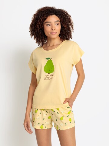 Pyjama VIVANCE en jaune : devant