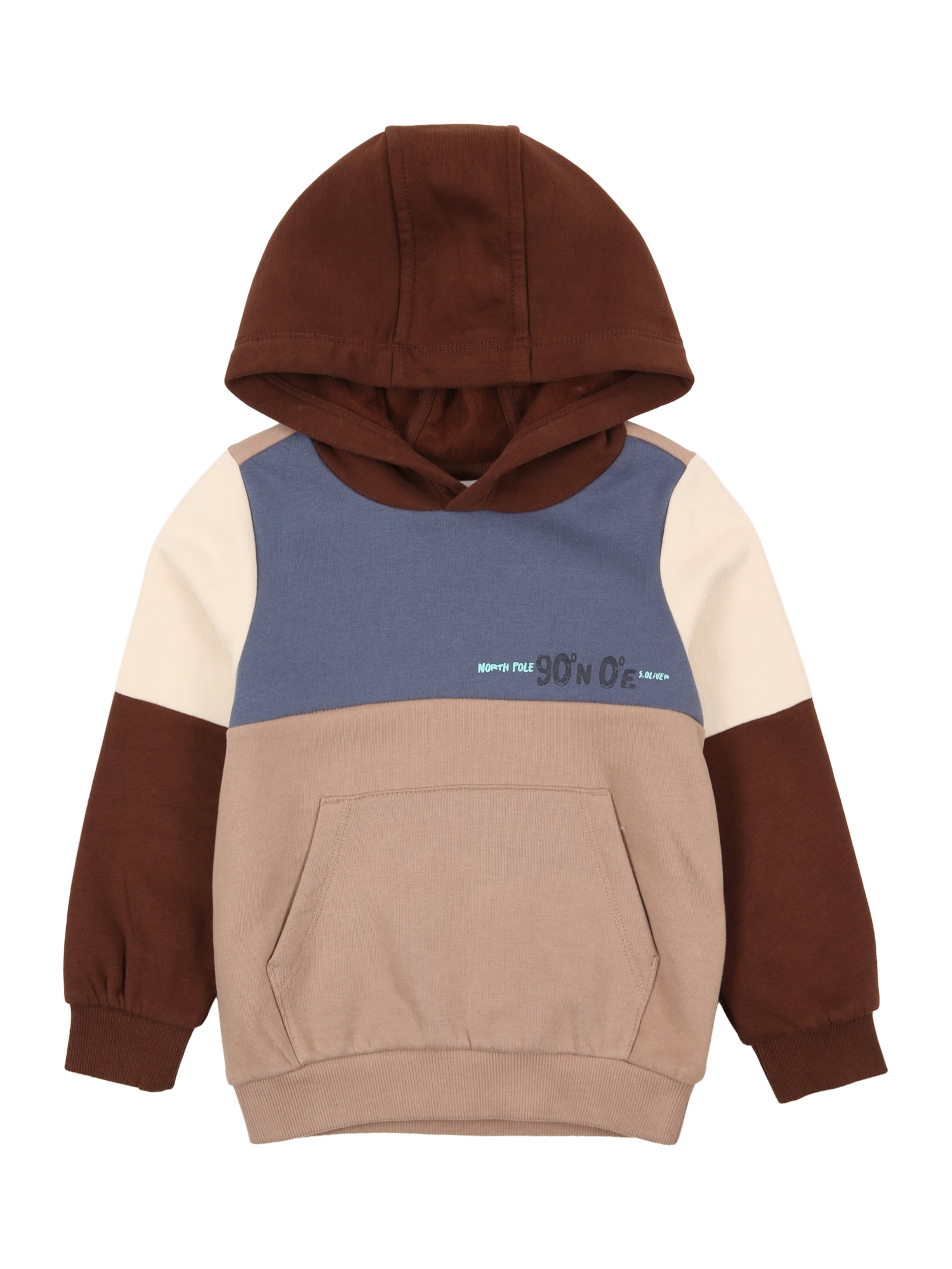 s.Oliver - Sudadera con cremallera en marrón: frente